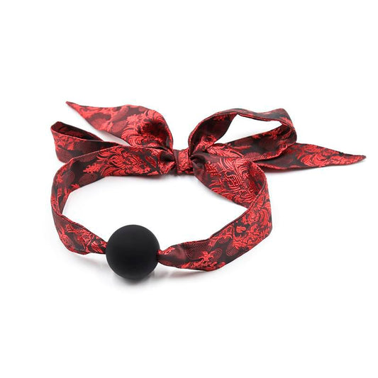 Latetobed Silicone Ball Gag Red/Black