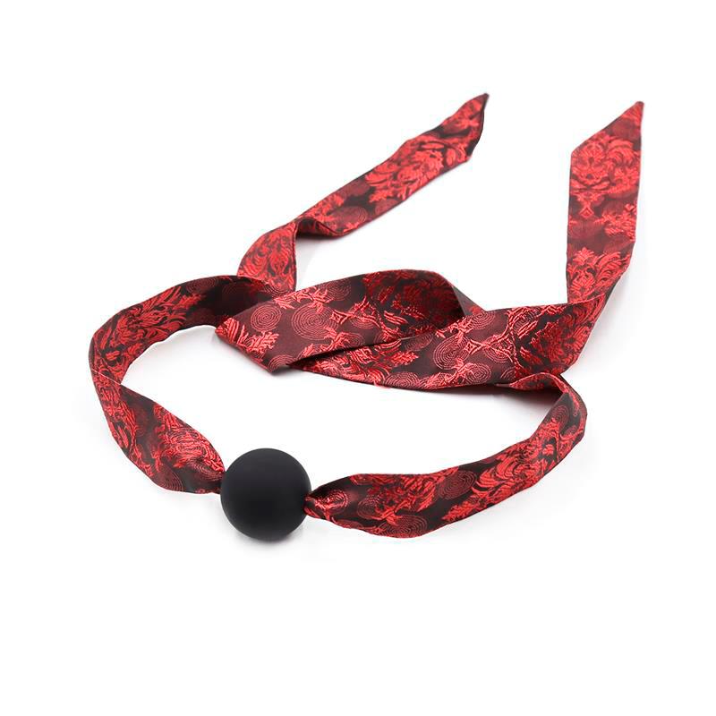 Latetobed Silicone Ball Gag Red/Black