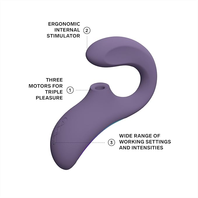 Enigma Wave - trostruki stimulator Cyber Purple