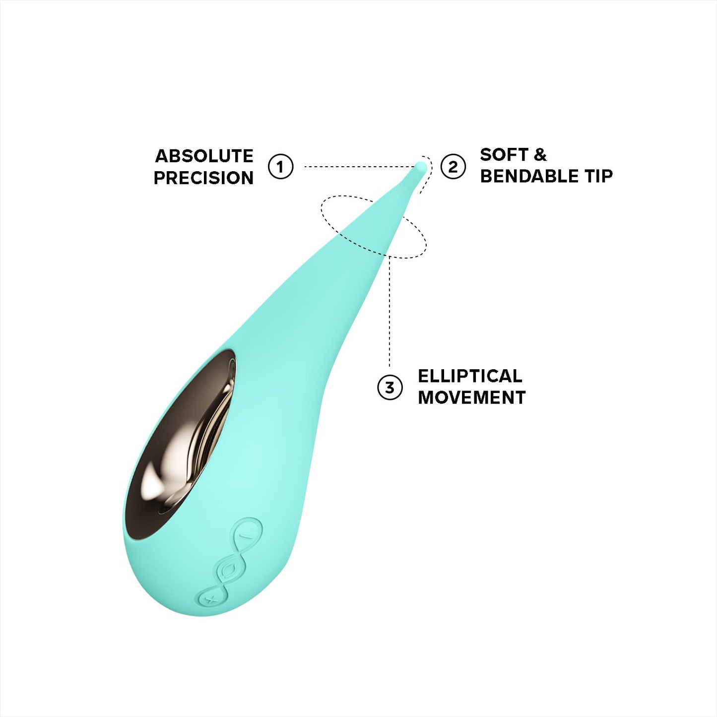 Dot - klitoralni vibrator aqua