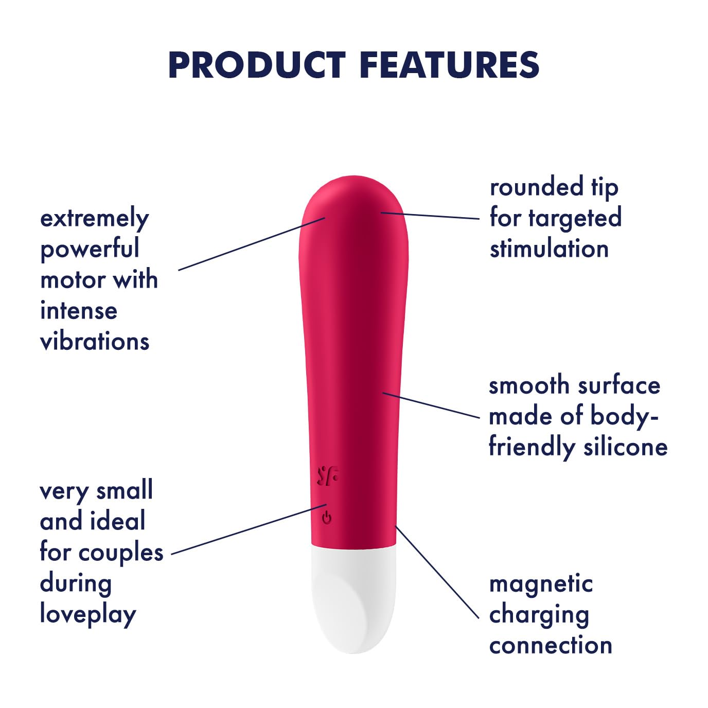 Vibrator Za Klitoris - Ultra Power Bullet 1 Red