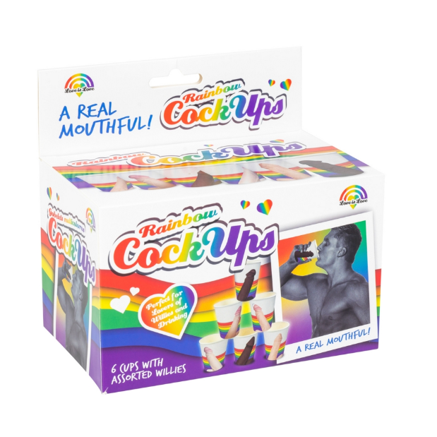 Čaše sa motivom penisa – set 6 kom