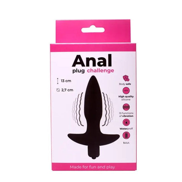 Silikonski analni vibrator S