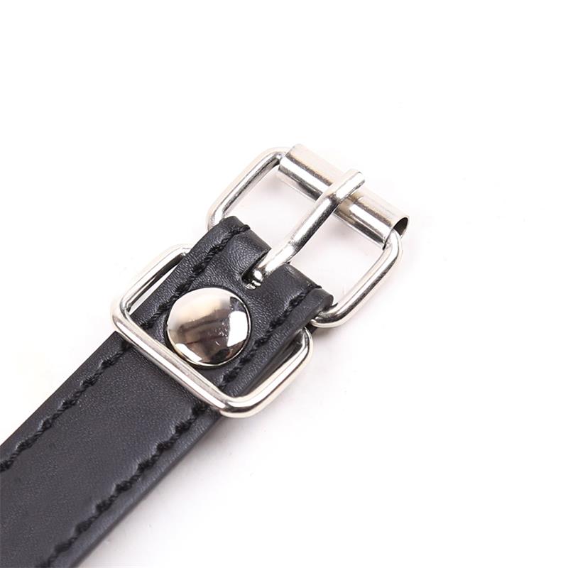 Latetobed Gag Ball Mouth Shaped Black