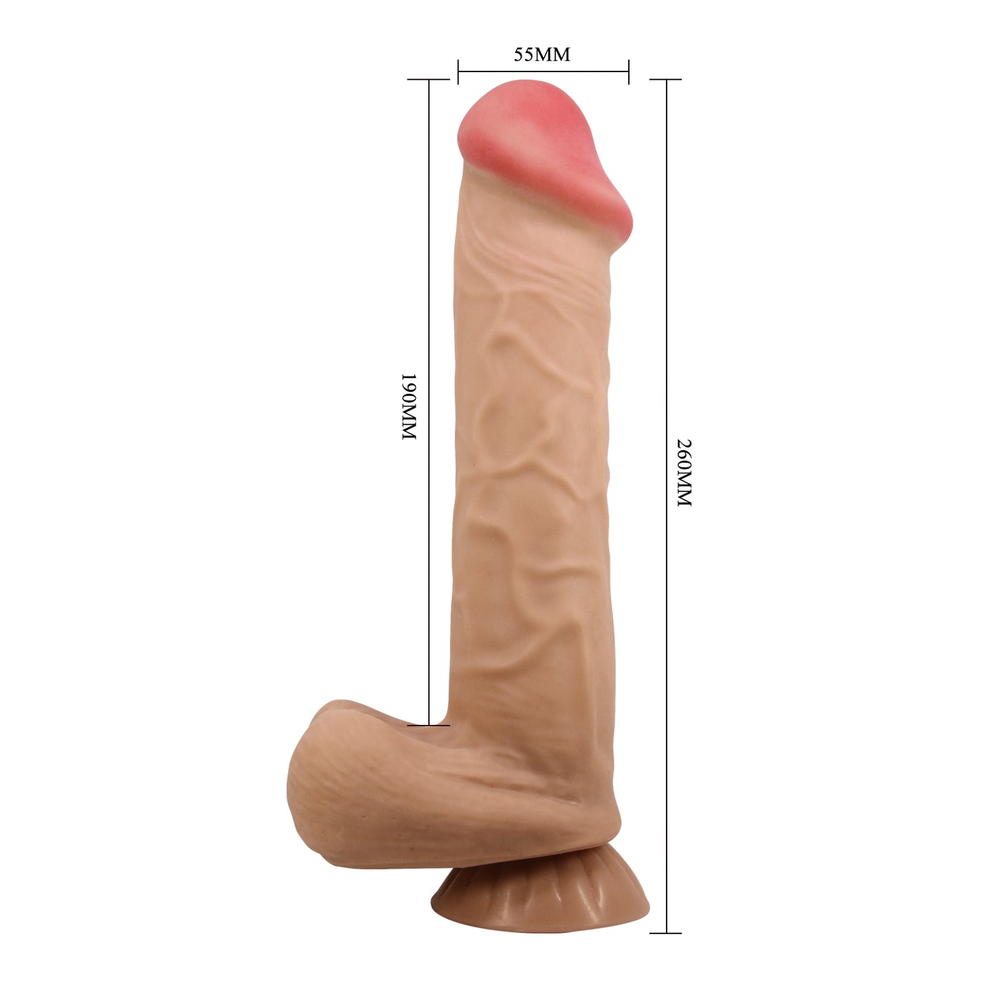 Sliding skin dildo 26cm