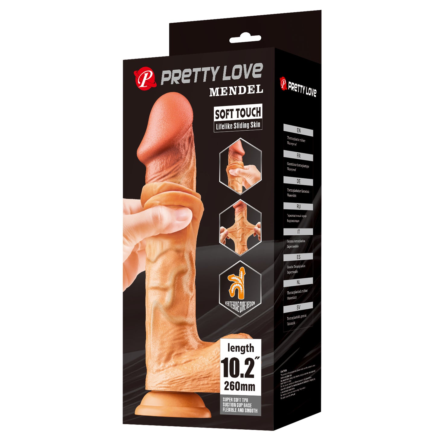 Sliding skin dildo 26cm