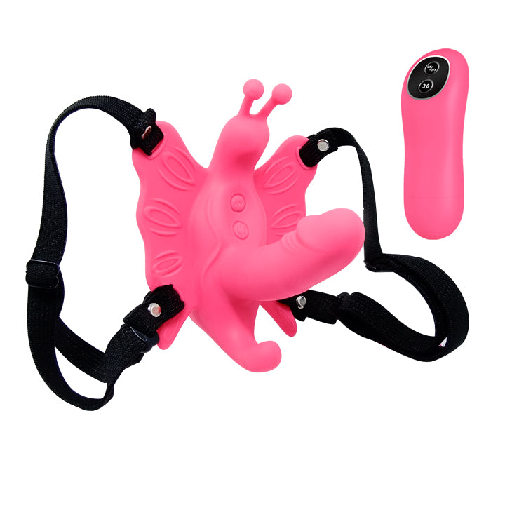 Super Butterfly Strap-On vibrator