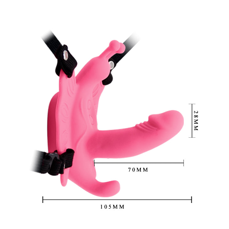 Super Butterfly Strap-On vibrator