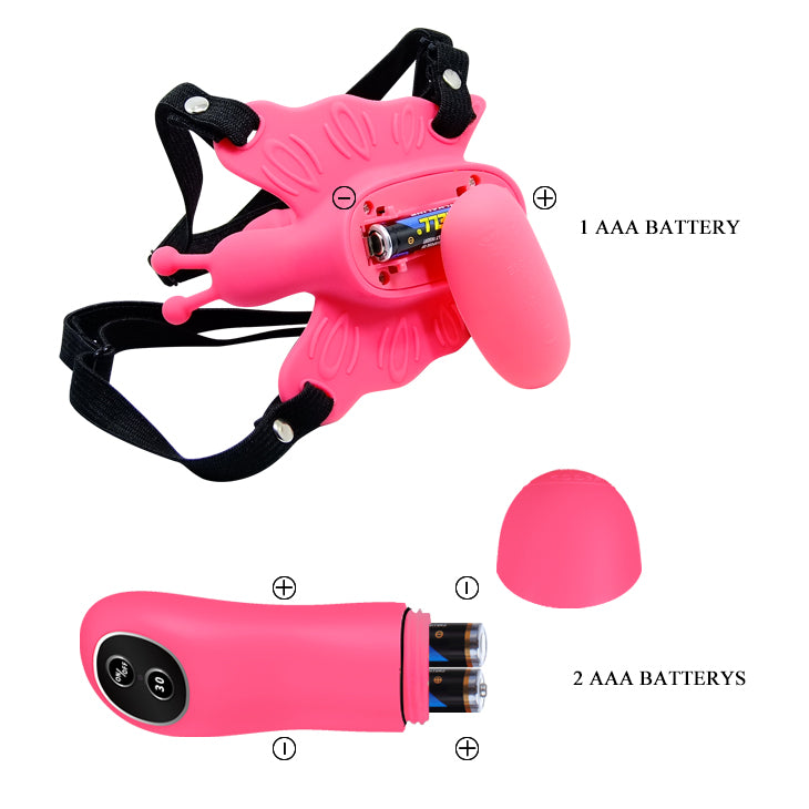 Super Butterfly Strap-On vibrator