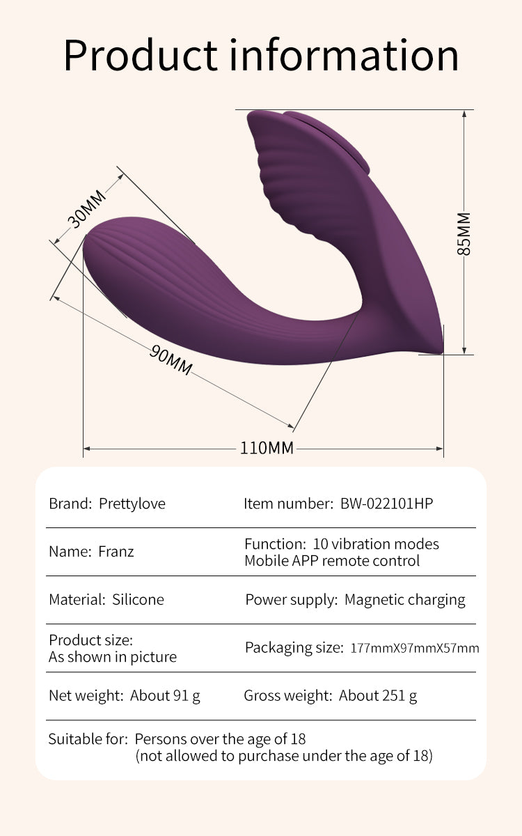 Dvostruki vibrator Franz + app