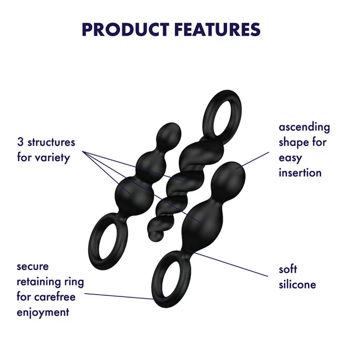 Anal plug set Booty Call