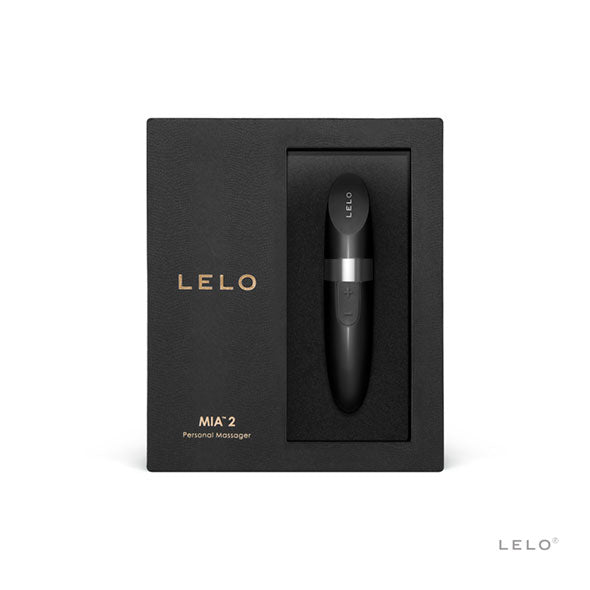 Mia 2 Black - Vibrator u obliku karmina