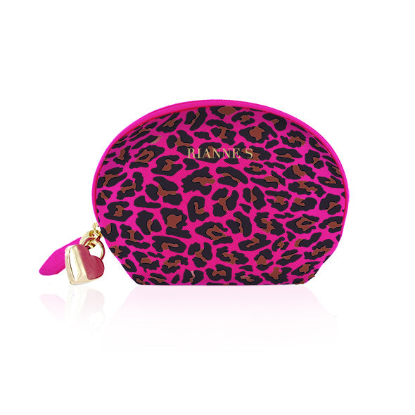ESSENTIALS - Lovely Leopard Mini Wand masažer - deep purple