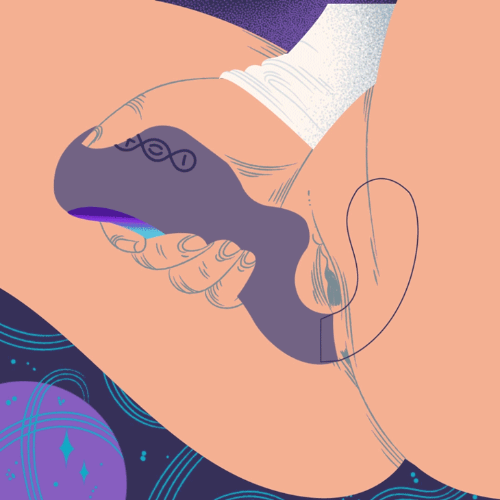 Enigma Wave - trostruki stimulator Cyber Purple