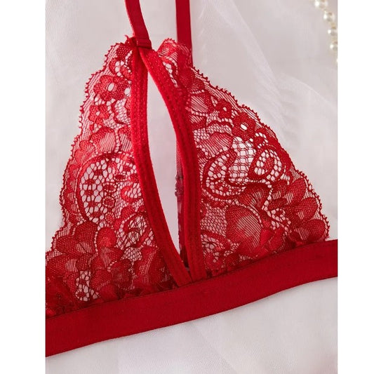 Erotic lingerie red S