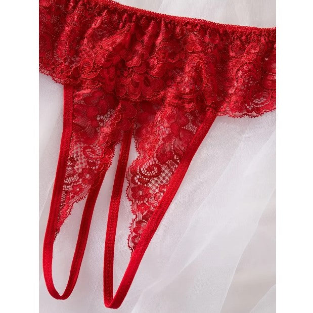 Erotic lingerie red S