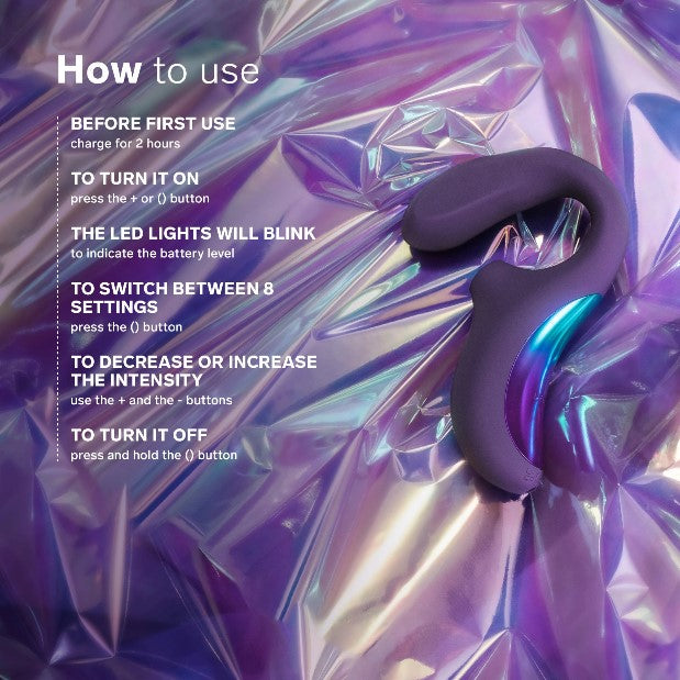 Enigma Wave - trostruki stimulator Cyber Purple