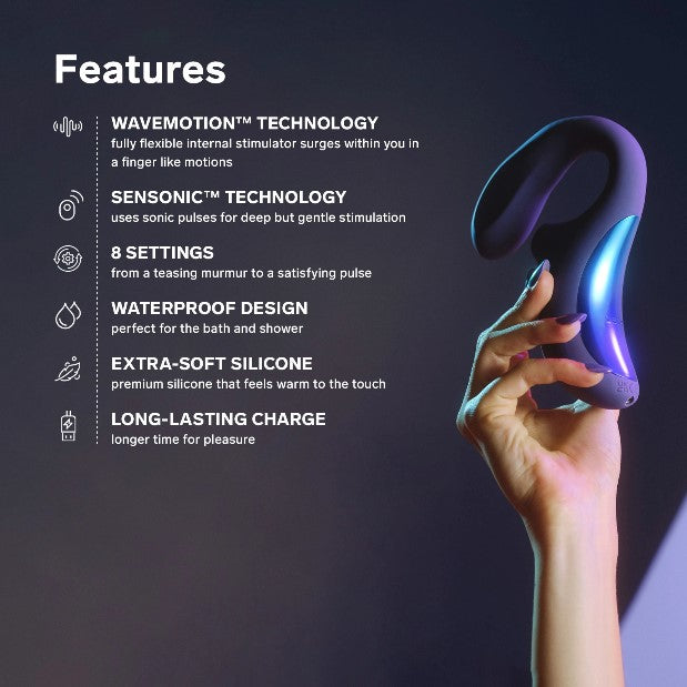 Enigma Wave - trostruki stimulator Cyber Purple