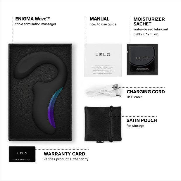 Enigma Wave - trostruki stimulator Black