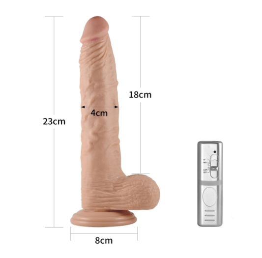 Realističan PVC dildo vibrator 24