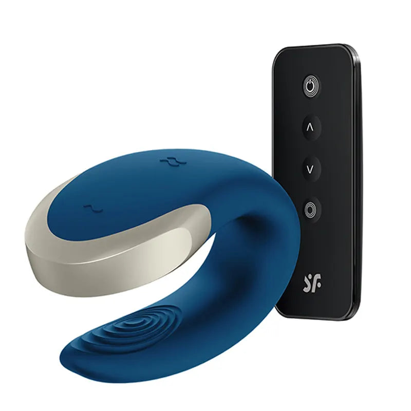 Double Love vibrator za parove blue