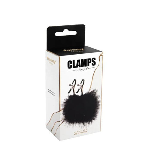 Štipaljke za bradavice sa crnom peruškom – Nipple Clamps