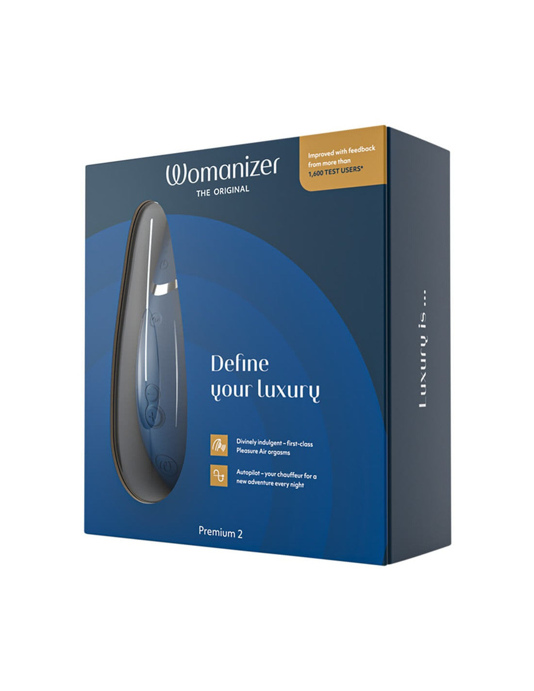WOMANIZER Premium 2 Blue – Luksuzni stimulator klitorisa