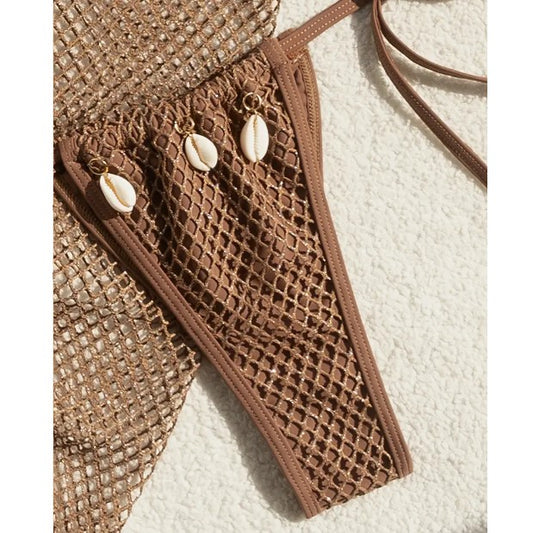 Bikini set - Trodelni Beige S