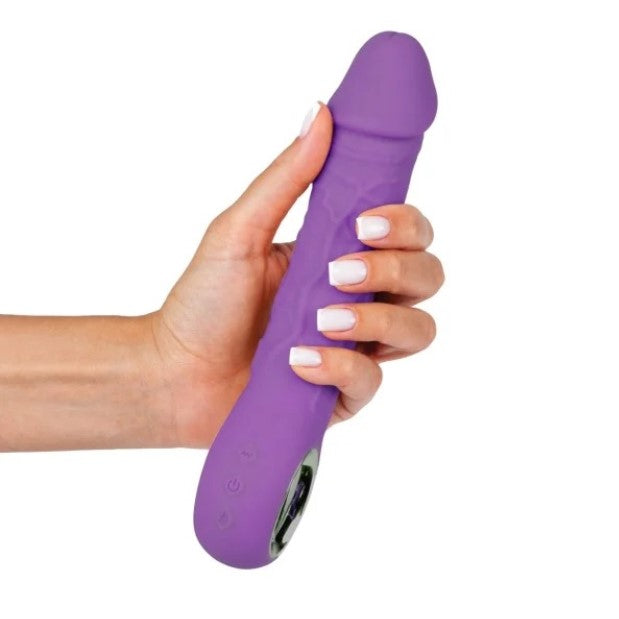Silikonski vibrator sa grejanjem – Prometheus Lila