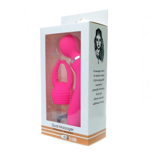 Dualni wand masažer Pink