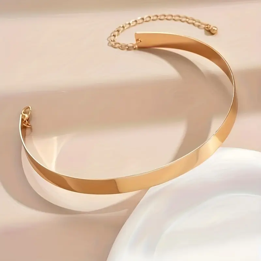 Čoker ogrlica - gold