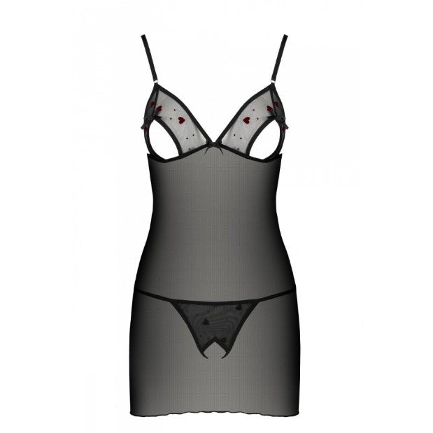 Lovelia Chemise sa srcima S/M