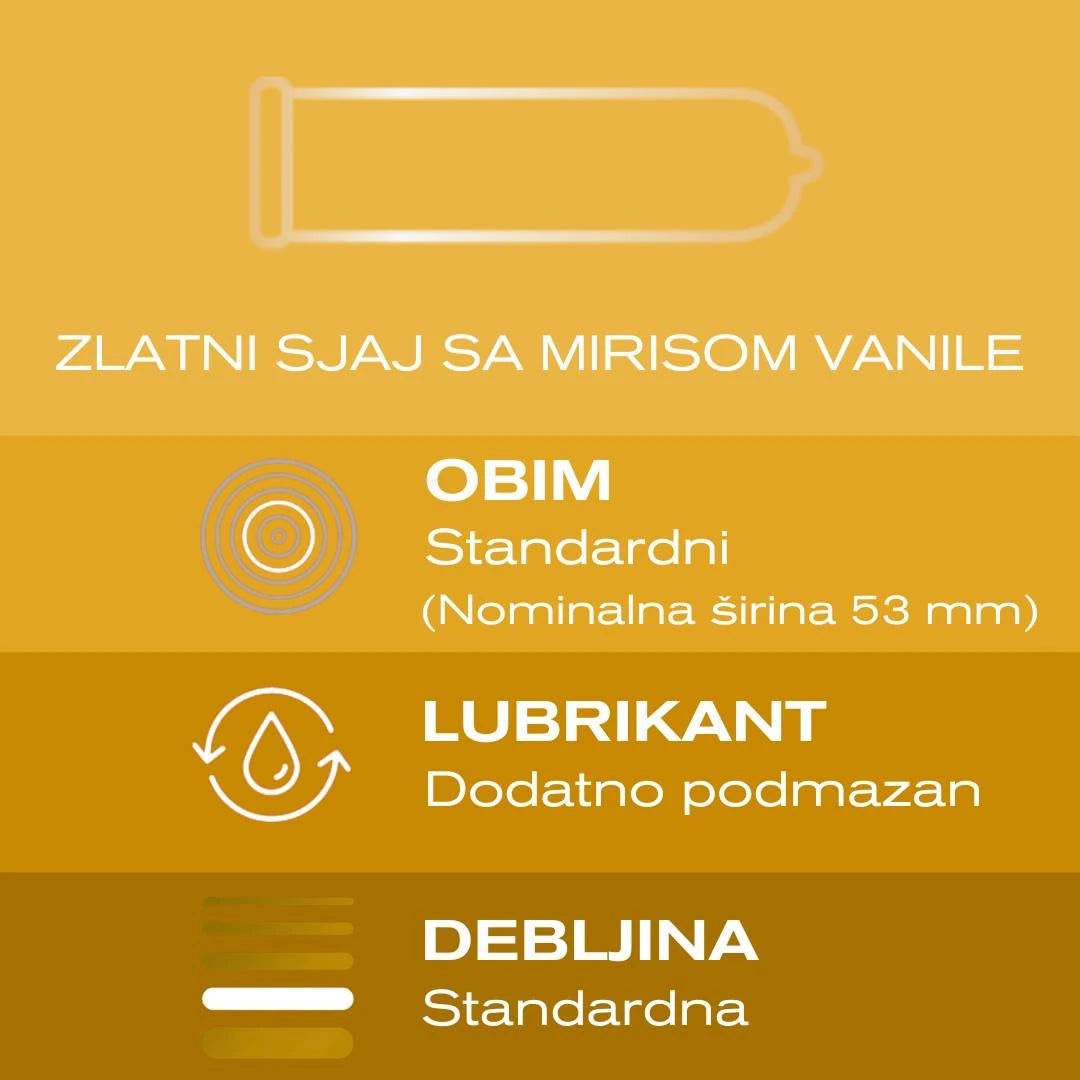 Masculan Gold Luxury kondomi