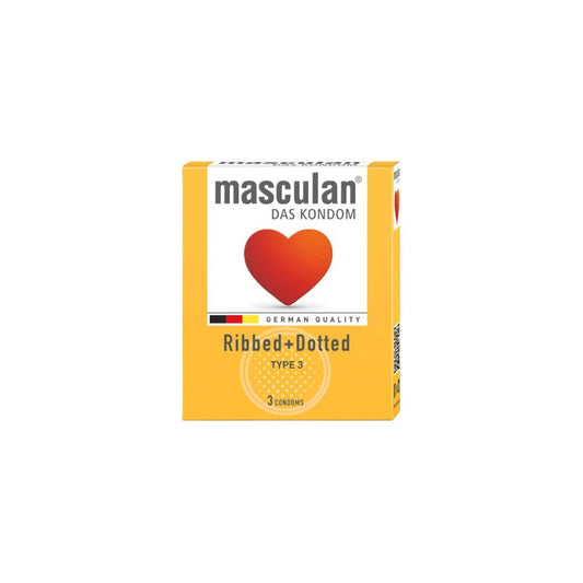 Masculan kondom TYPE 3 Rebrasti i tačkasti