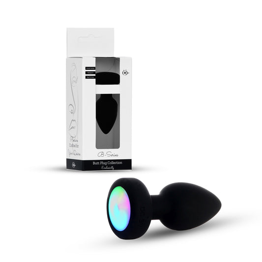 Silikonski LED anal plug na daljinsko upravljanje