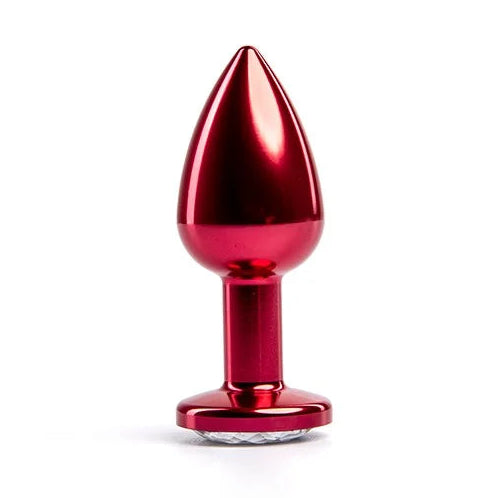 Anal butt plug metal Crveni S