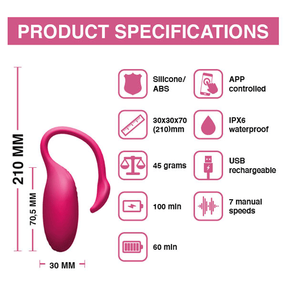 Flamingo Vibrating Bullet -   - Sensation Luxe