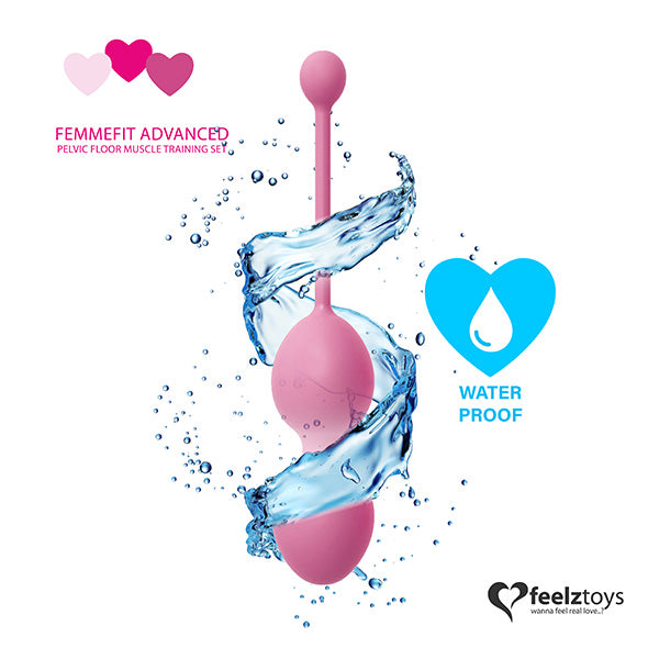 Tegovi za Kegelove vežbe FemmeFit (napredni set) - - Sensation Luxe