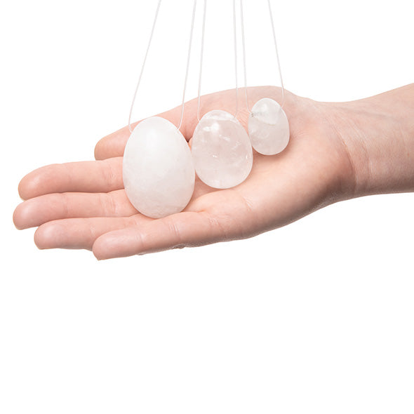 Joni jaja Set Clear Quartz (S-M-L) - - Sensation Luxe