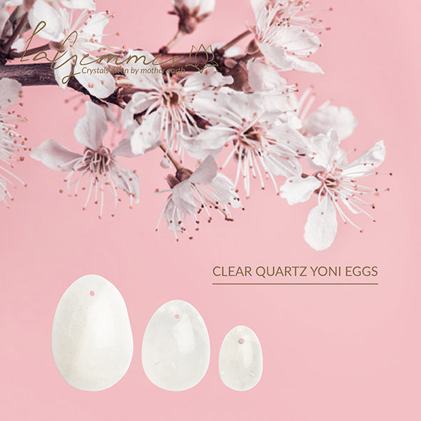 Joni jaja Set Clear Quartz (S-M-L) - - Sensation Luxe