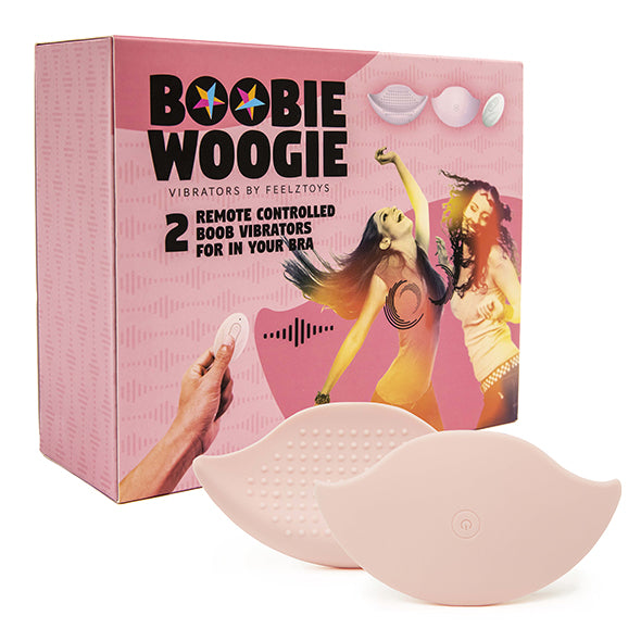 Boobie Woogie vibrator za grudi sa daljinskim upravljačem - - Sensation Luxe