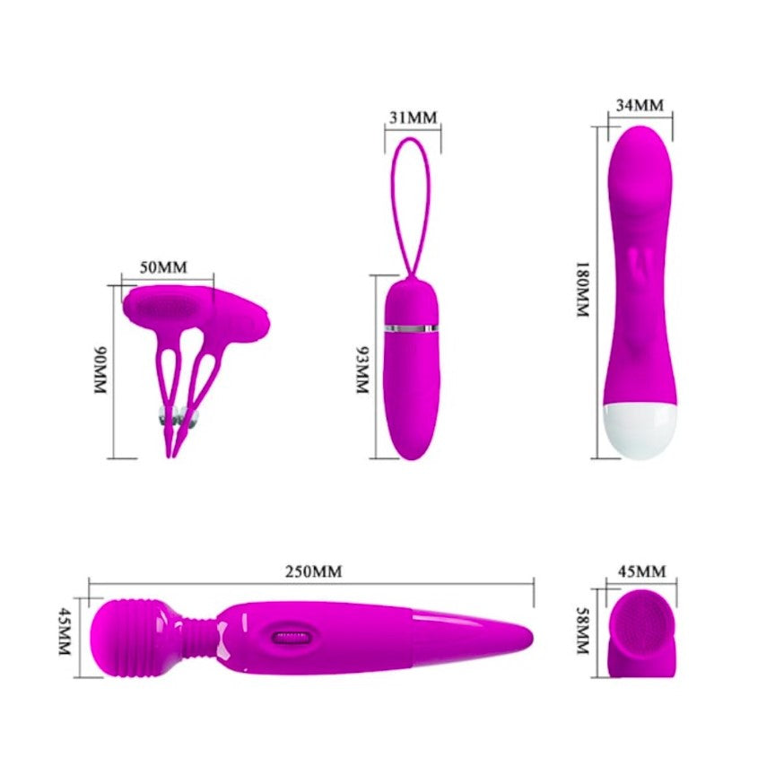 Purple Desire set vibratora - - Sensation Luxe