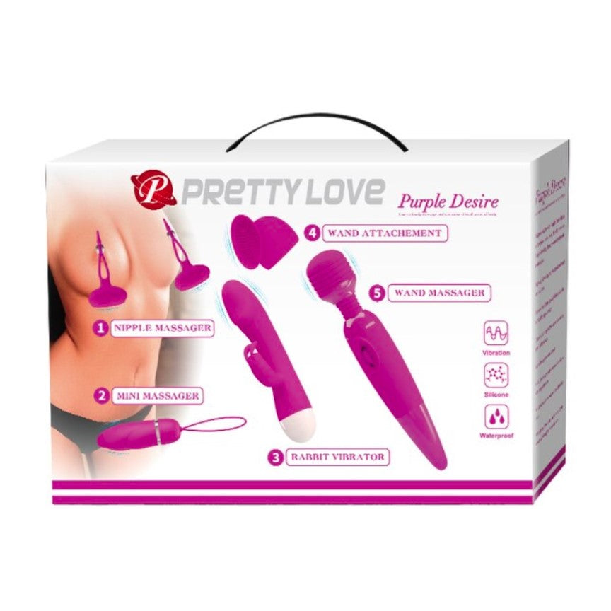 Purple Desire set vibratora - - Sensation Luxe