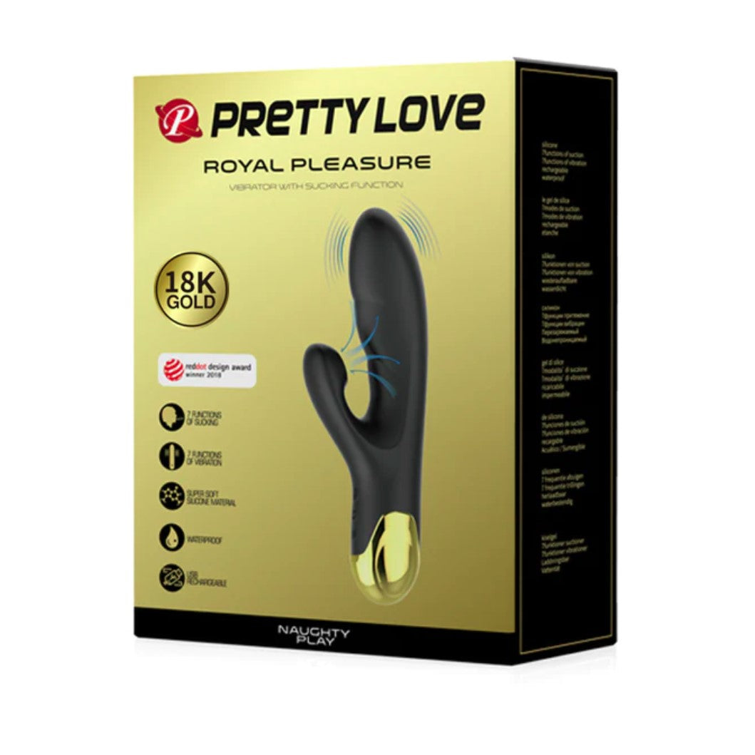 Rabbit vibrator Naughty Play 18K -   - Sensation Luxe