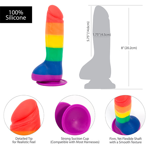 Dildo u boji duge Justin