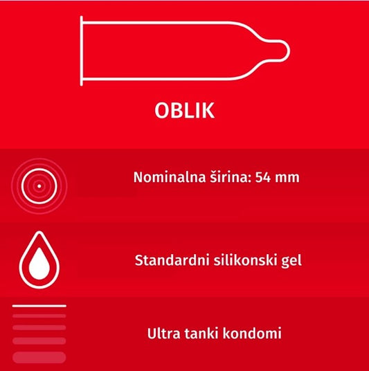 Durex Feel Thin Ultra 3 kom. - - Sensation Luxe