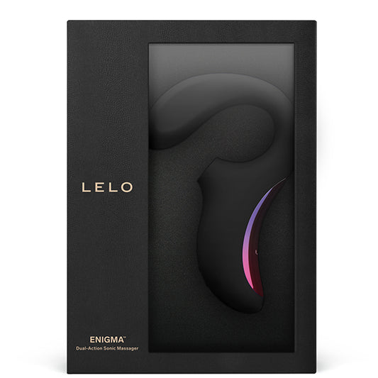 LELO_Enigma_sonični_stimulator_klitorisa_i_G-tačke_Black_pakovanje_Sensation Luxe