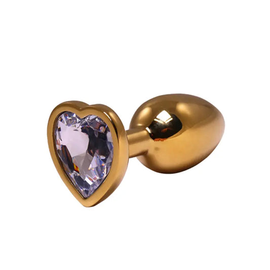 Anal butt plug metal srce Gold S