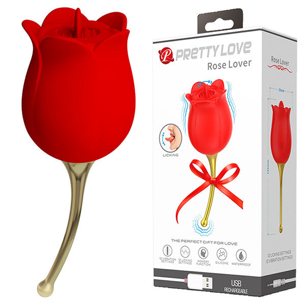 Vibrator i stimulator klitorisa Rose Lover - - Sensation Luxe