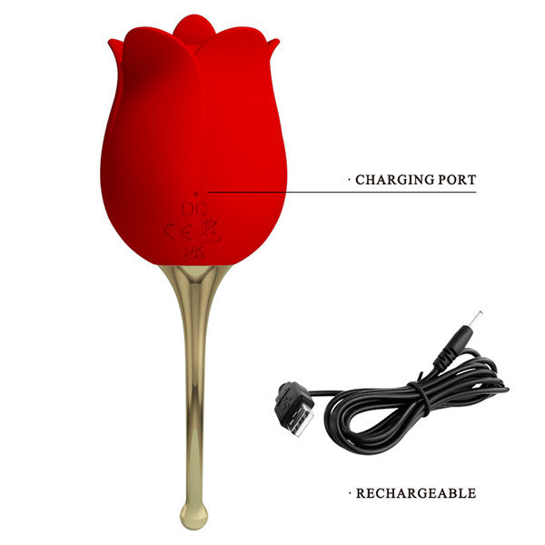 Vibrator i stimulator klitorisa Rose Lover - - Sensation Luxe